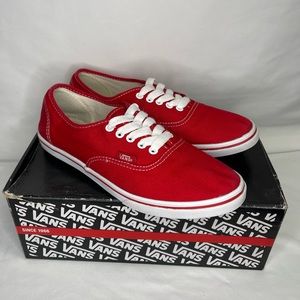 Vans Authentic Lo Pro Red Shoes